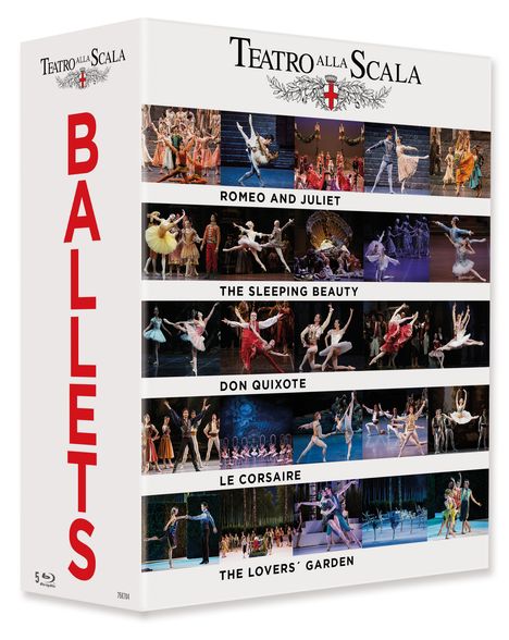 Ballet Company of Teatro alla Scala - 5 Outstanding Ballets, 5 Blu-ray Discs