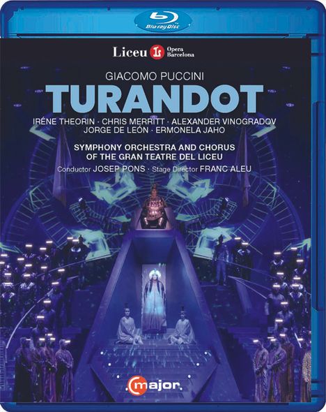 Giacomo Puccini (1858-1924): Turandot, Blu-ray Disc