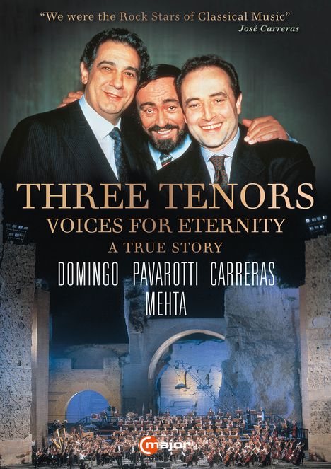 Carreras, Domingo, Pavarotti - Three Tenors (Voices For Eternity), DVD