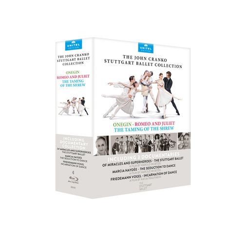 The John Cranko Stuttgart Ballet Collection, 4 Blu-ray Discs