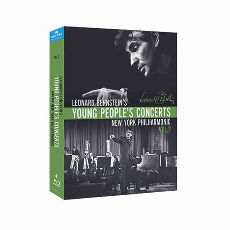 Leonard Bernstein - Young People's Concerts with the New York Philharmonic Vol.2, 4 Blu-ray Discs