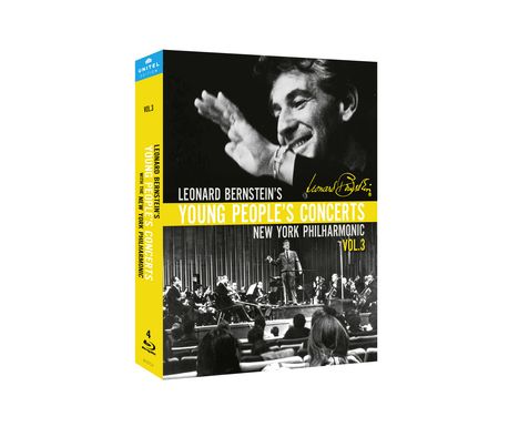Leonard Bernstein - Young People's Concerts with the New York Philharmonic Vol.3, 4 Blu-ray Discs