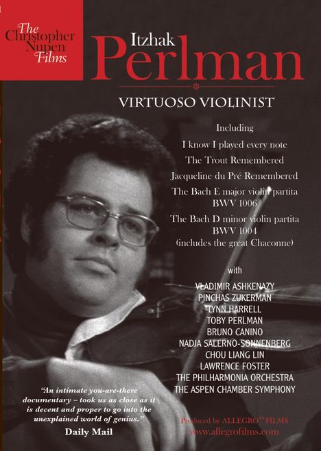 Itzhak Perlman - Virtuoso Violinist (in engl.Spr.), DVD