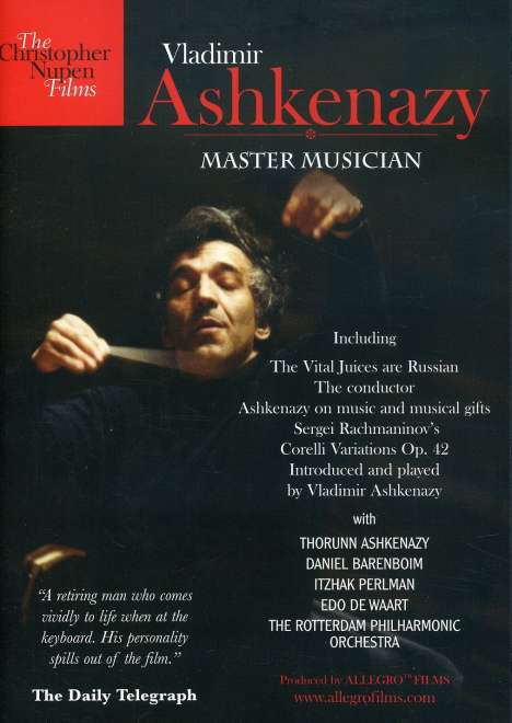 Vladimir Ashkenazy - Master Musician (Dokumentation), DVD