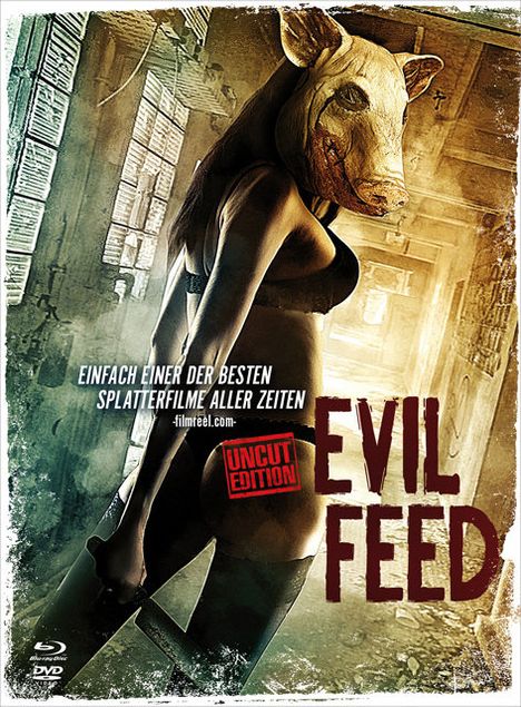 Evil Feed (Blu-ray &amp; DVD im Mediabook), 1 Blu-ray Disc und 1 DVD