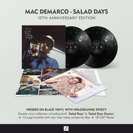 Mac DeMarco: Salad Days (10th Anniversary Edition) (Holographic Black Vinyl), 2 LPs