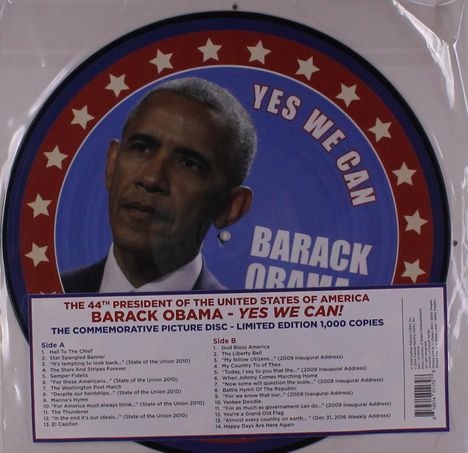 Barack Obama: Yes We Can (Limited Edition) (Picture Disc), LP