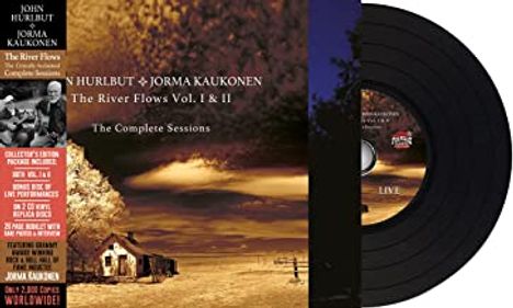 John Hurlbut &amp; Jorma Kaukonen: River Flows Vol. I &amp; II: The Complete Sessions, 2 CDs