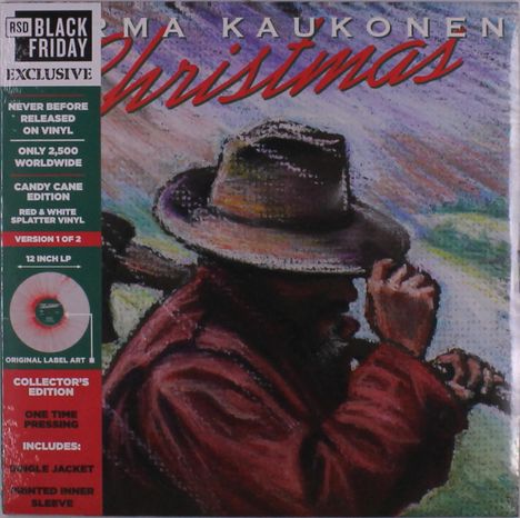 Jorma Kaukonen: Christmas (RSD) (Limited Candy Cane Edition) (Red &amp; White Splatter Vinyl), LP
