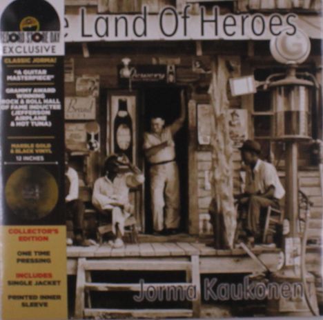 Jorma Kaukonen: Land Of Heroes (RSD) (Collector's Edition) (Gold &amp; Black Marbled Vinyl), LP