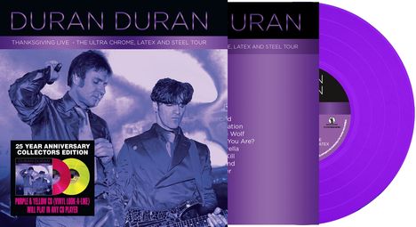 Duran Duran: Ultra Chrome, Latex &amp; Steel Tour (Limited Edition) (Yellow &amp; Purple), 2 CDs