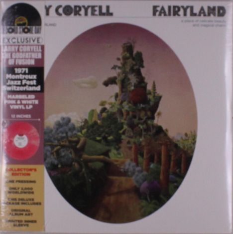 Larry Coryell (1943-2017): Fairyland (RSD) (Limited Edition) (Pink/White Marbled Vinyl), LP