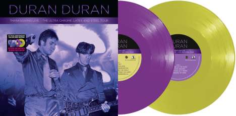 Duran Duran: Ultra Chrome, Latex &amp; Steel Tour (Limited Edition) (Transparent Yellow &amp; Purple Vinyl), 2 LPs