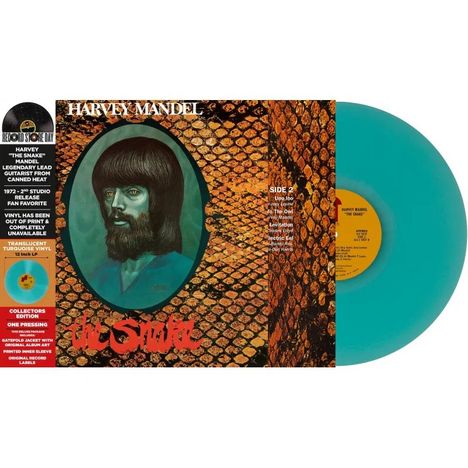Harvey Mandel: The Snake (Limited Edition) (Turquoise Vinyl) (RSD 2025), LP
