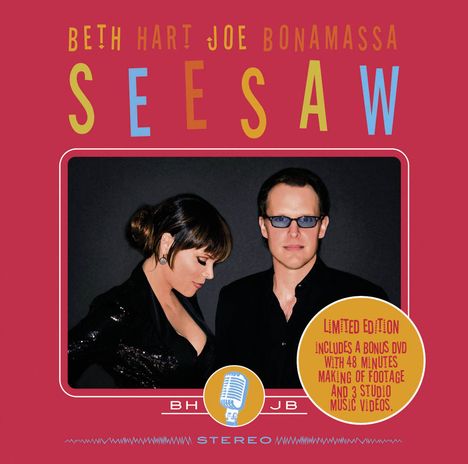 Beth Hart &amp; Joe Bonamassa: Seesaw (Limited Edition), 1 CD und 1 DVD