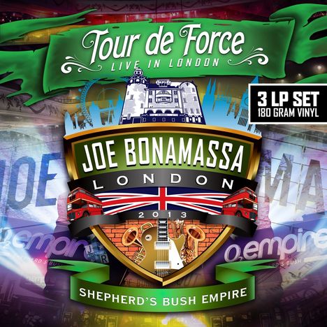 Joe Bonamassa: Tour De Force: Live In London, Shepherd's Bush Empire 2013 (180g), 3 LPs