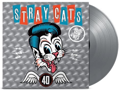 Stray Cats: 40 (180g) (Limited-Edition) (Silver Vinyl), LP