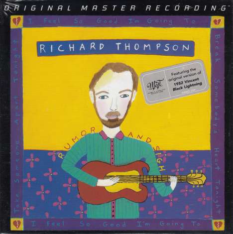 Richard Thompson: Rumor And Sigh (Hybrid-SACD) (Limited-Edition), Super Audio CD
