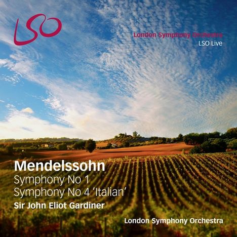 Felix Mendelssohn Bartholdy (1809-1847): Symphonien Nr.1 &amp; 4, 1 Super Audio CD und 1 Blu-ray Audio