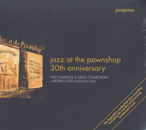 Jazz At The Pawnshop: 30th Anniversary, 3 Super Audio CDs und 1 DVD