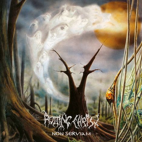 Rotting Christ: Non Serviam (Limited Edition) (Crystal Clear/White Marbled Vinyl), LP