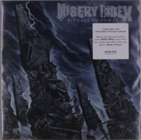 Misery Index: Rituals Of Power (Limited-Edition) Crystal Clear Vinyl), LP