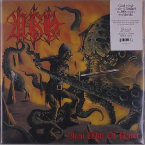 Urn: Iron Will Of Power (Limited Edition) (Gold Vinyl), LP