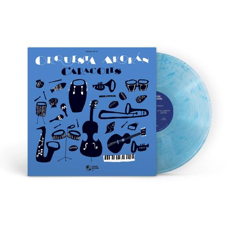 Orquesta Akokán: Caracoles (Limited Indie Exclusive Edition) (Ocean Blue Vinyl), LP