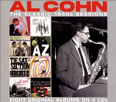 Al Cohn (1925-1988): The Classic 1950s Sessions (8LPs auf 4 CDs), 4 CDs