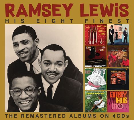 Ramsey Lewis (1935-2022): His Eight Finest: 8 Remastered Albums on 4 CDs, 4 CDs