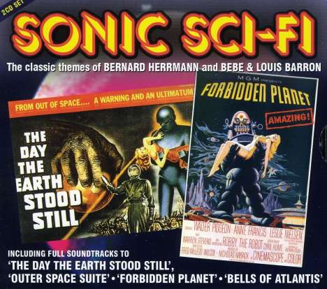Bernard Herrmann (1911-1975): Filmmusik: Sonic Sci-Fi: Classic Themes, 2 CDs