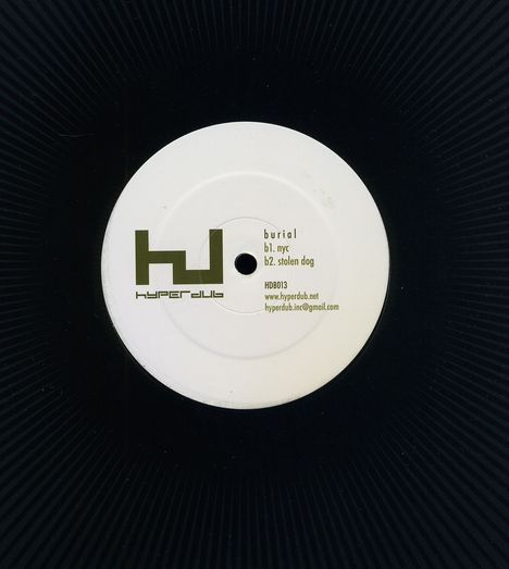 Burial (William Bevan): Street Halo, Single 12"