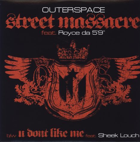 Outerspace: Street Massacre / U Don't Like Me, Single 12"