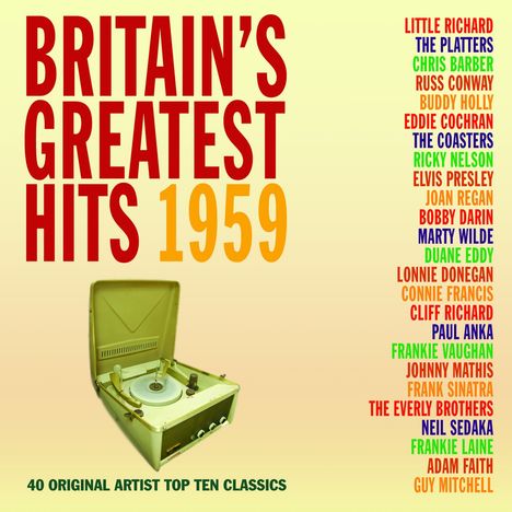 Britain's Greatest Hits 1959, 2 CDs
