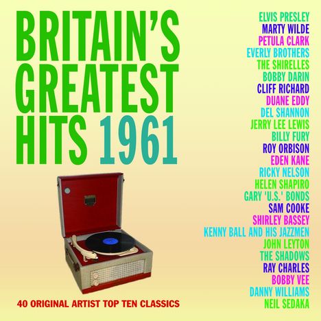 Britain's Greatest Hits 1961, 2 CDs