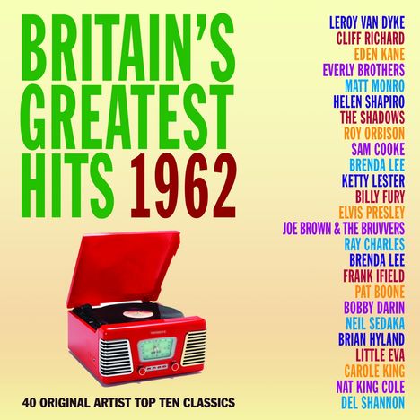 Britain's Greatest Hits 1962, 2 CDs