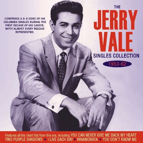 Jerry Vale: The Singles-Collection 1953 - 1962, 2 CDs