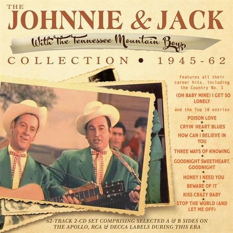 Johnnie &amp; Jack: Collection 1945 - 1962, 2 CDs