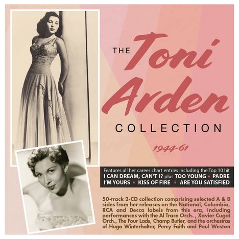 Toni Arden: Toni Arden Collection 1944-61, 2 CDs