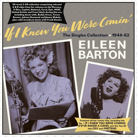 Eileen Barton: If I Knew You Were Comin', 2 CDs
