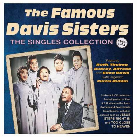 The Davis Sisters (aka Famous Davis Sisters): The Singles Collection 1949 - 1962, 2 CDs