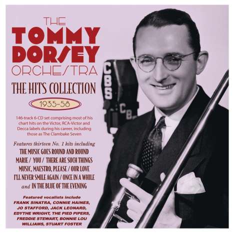 Tommy Dorsey (1905-1956): The Hits Collection 1935 - 1958, 6 CDs