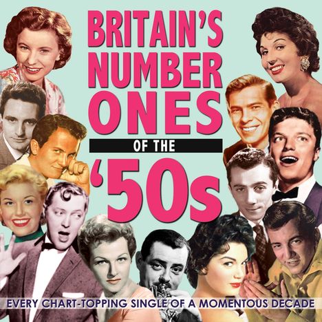 Britain's Number Ones Of 50's, 4 CDs