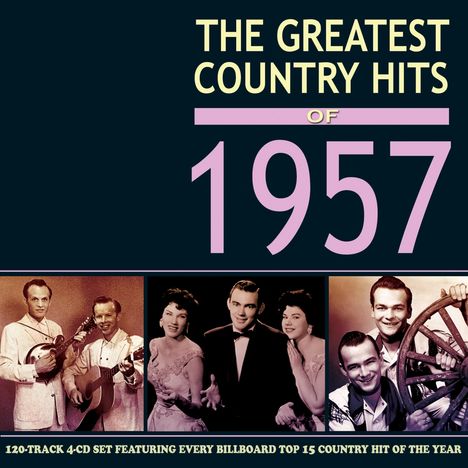 The Greatest Country Hits Of 1957, 4 CDs