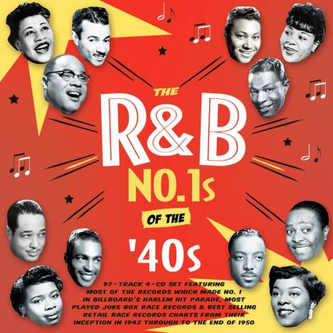 R&B No. 1s Of The '40s, 4 CDs