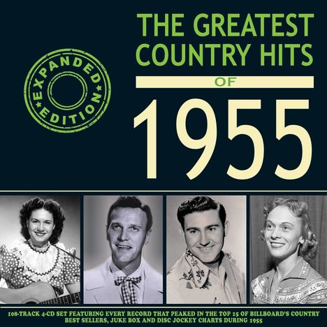 The Greatest Country Hits Of 1955 (Expanded Edition), 4 CDs