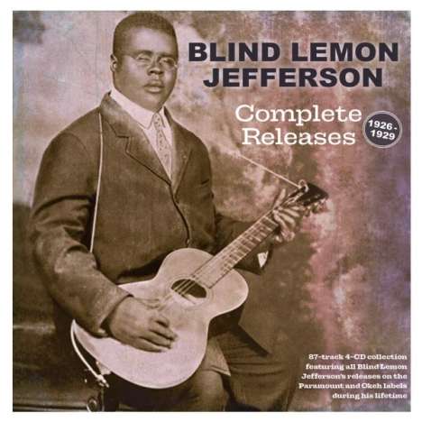 "Blind" Lemon Jefferson: Complete Releases 1926 - 1929, 4 CDs