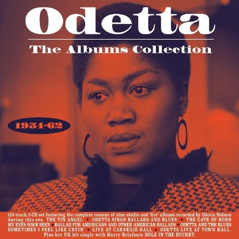 Odetta (Holmes): The Albums Collection 1954 - 1962, 5 CDs