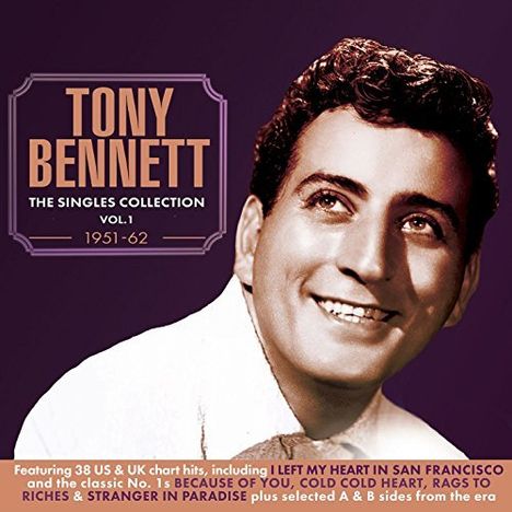 Tony Bennett (1926-2023): The Singles Collection 1951 - 1962, 3 CDs
