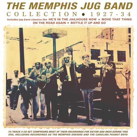 Memphis Jug Band: Memphis Jug Band Collection 1927 - 1934, 3 CDs